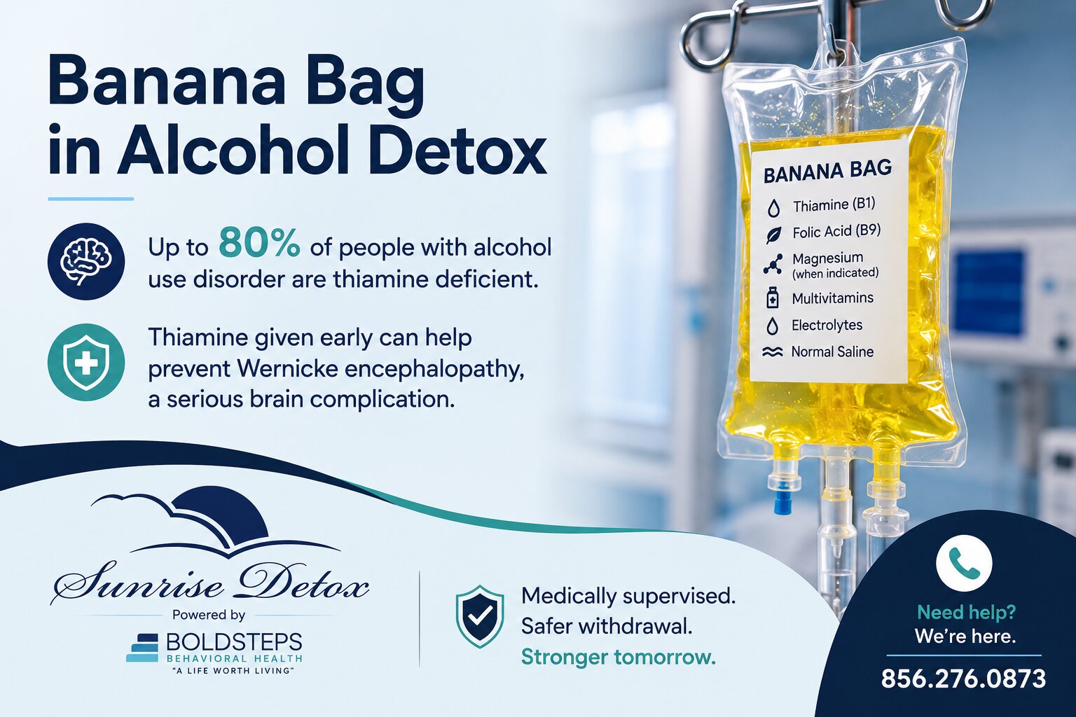 Banana Bag for Alcohol Withdrawal What's Inside