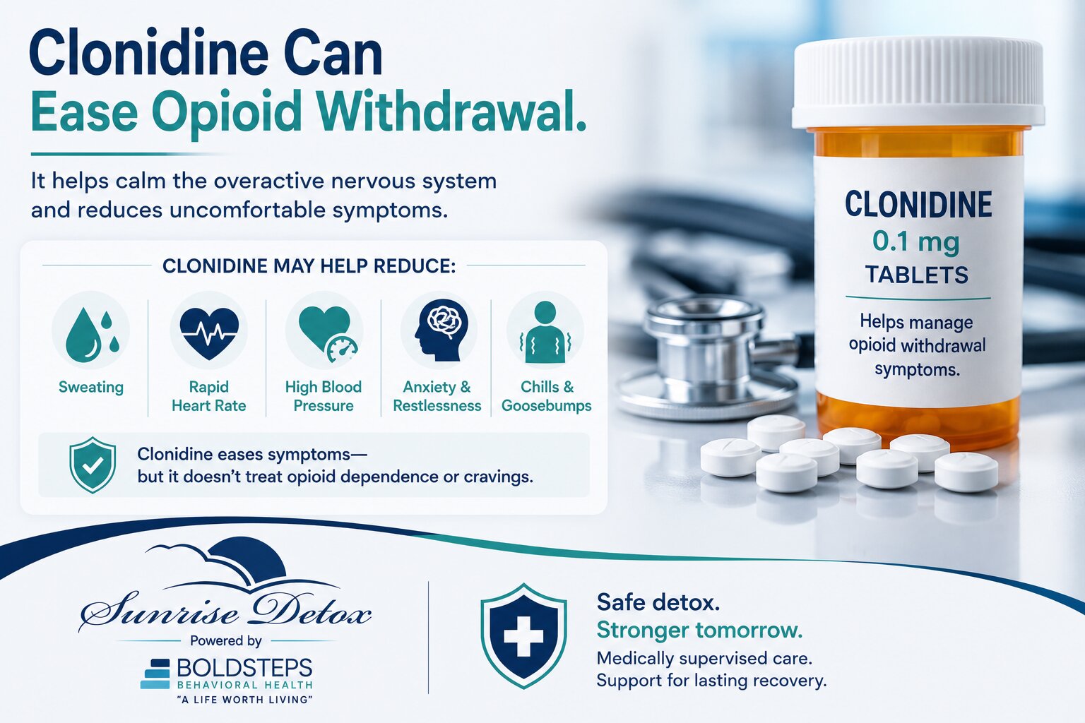 Clonidine for Opioid Withdrawal Benefits & Side Effects